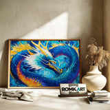 Dragon Rising Fantasy Oil Painting - image 6