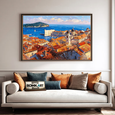 Dubrovnik, Croatia Cityscape Oil Painting - image 4