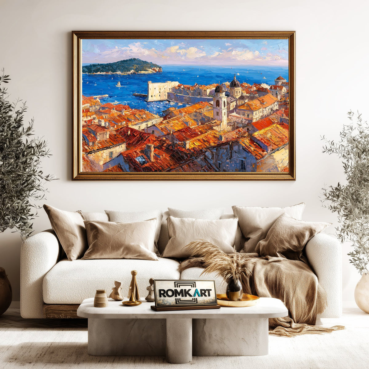 Dubrovnik, Croatia Cityscape Oil Painting - image 5