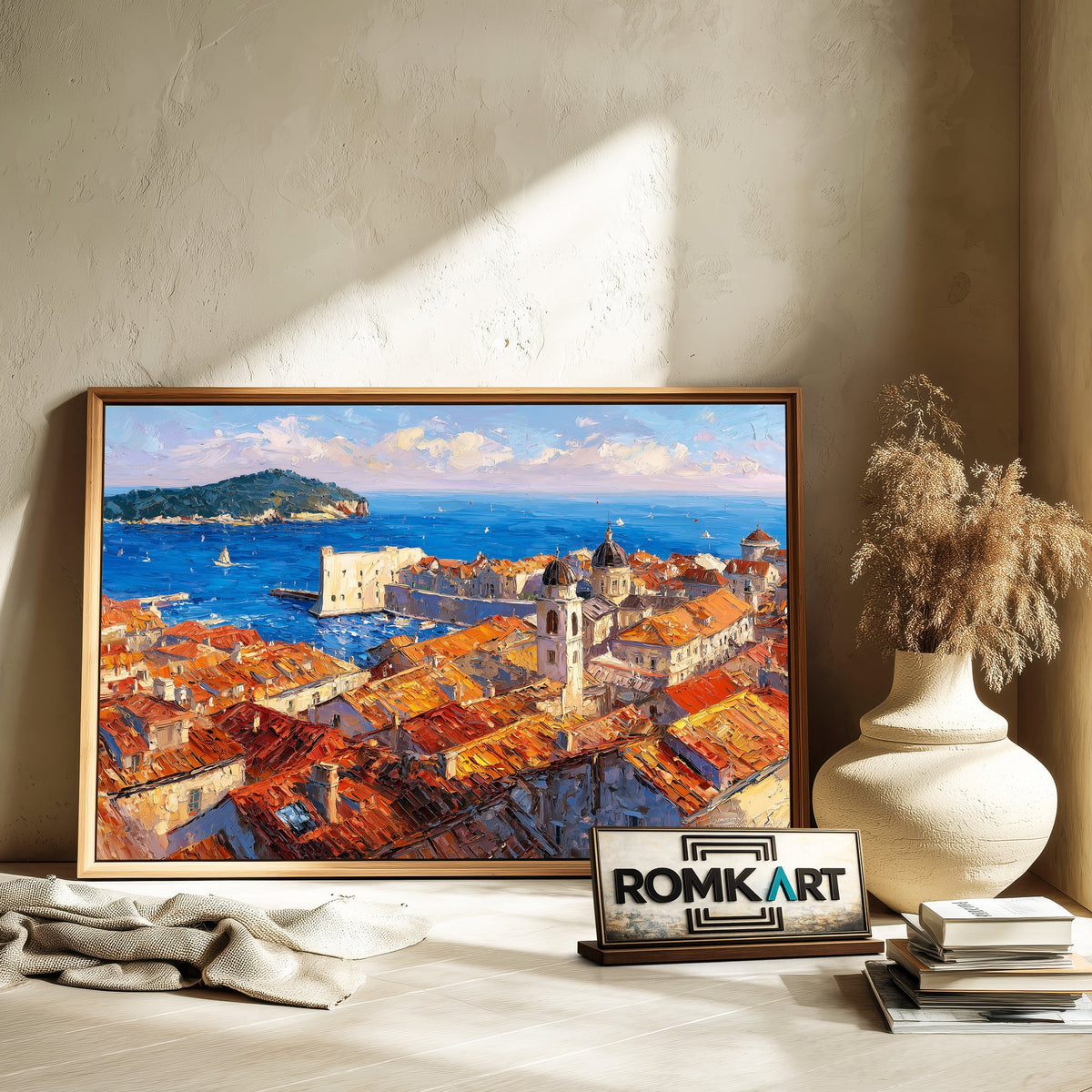 Dubrovnik, Croatia Cityscape Oil Painting - image 6