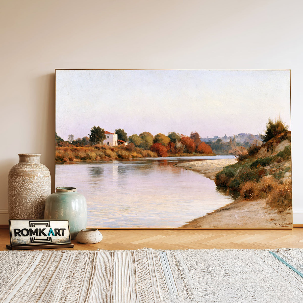 Durance River Oil Painting - image 3