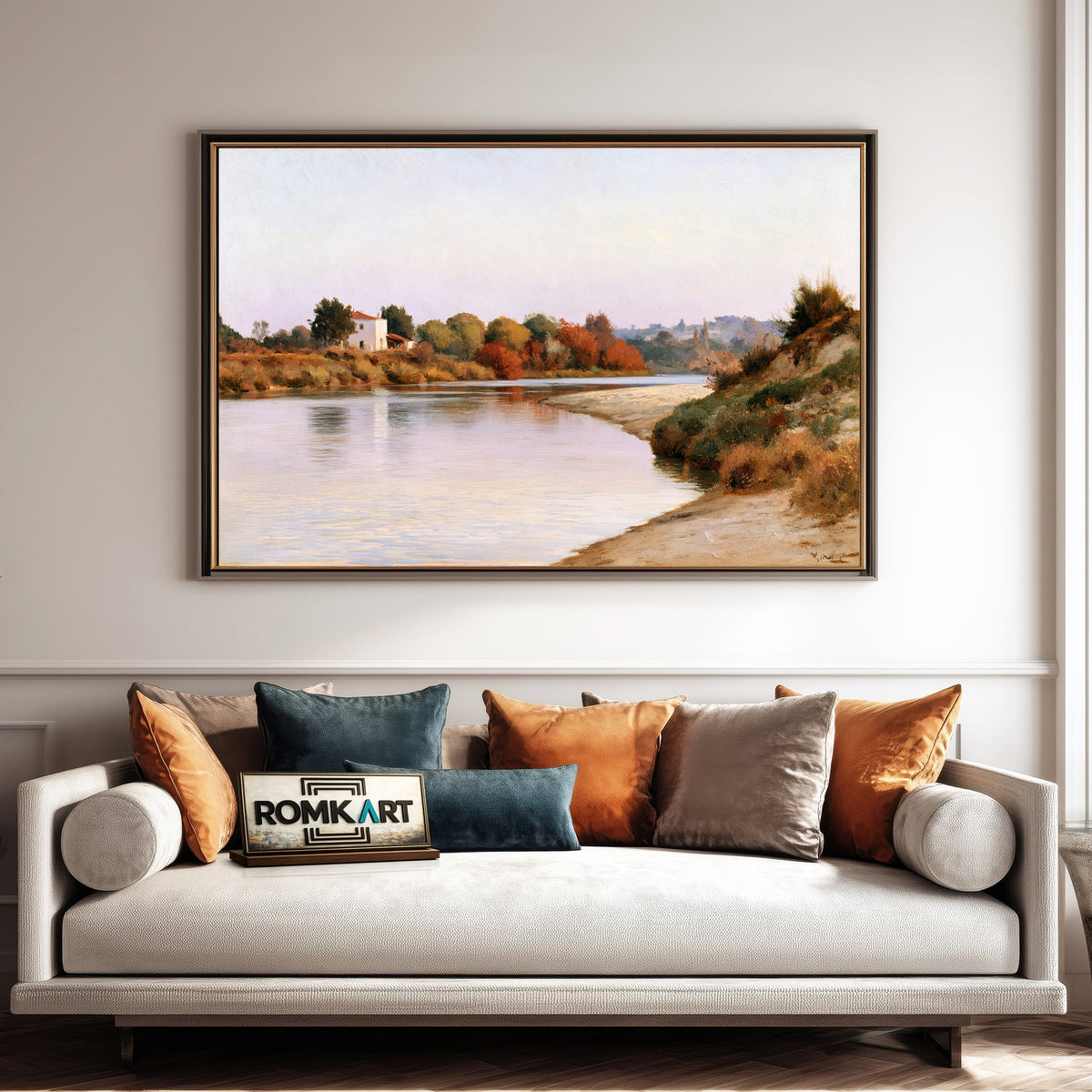 Durance River Oil Painting - image 4