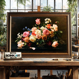 Dutch Floral Still Life Oil Painting - image 2