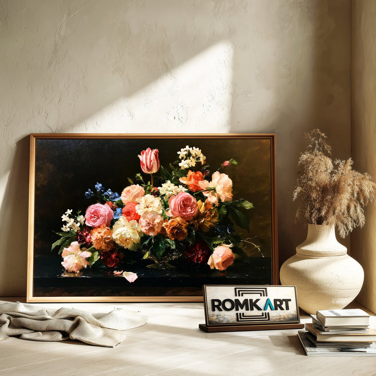 Dutch Floral Still Life Oil Painting - image 6