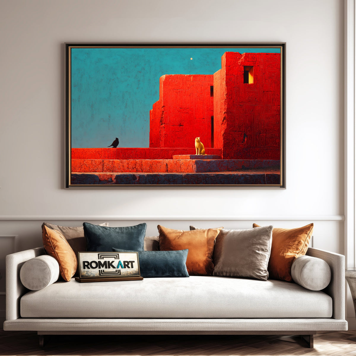 Egyptian Wall Oil Painting - image 4