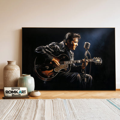 Elvis Presley Music Oil Painting - image 3