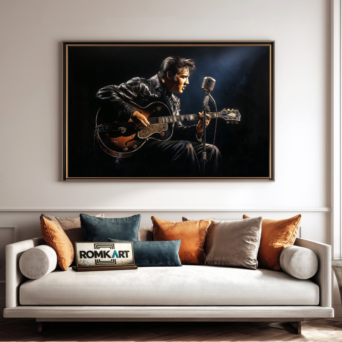 Elvis Presley Music Oil Painting - image 4