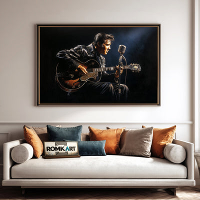 Elvis Presley Music Oil Painting - image 4