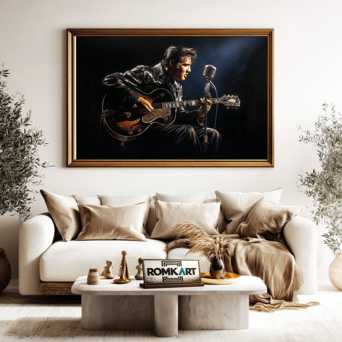 Elvis Presley Music Oil Painting - image 5