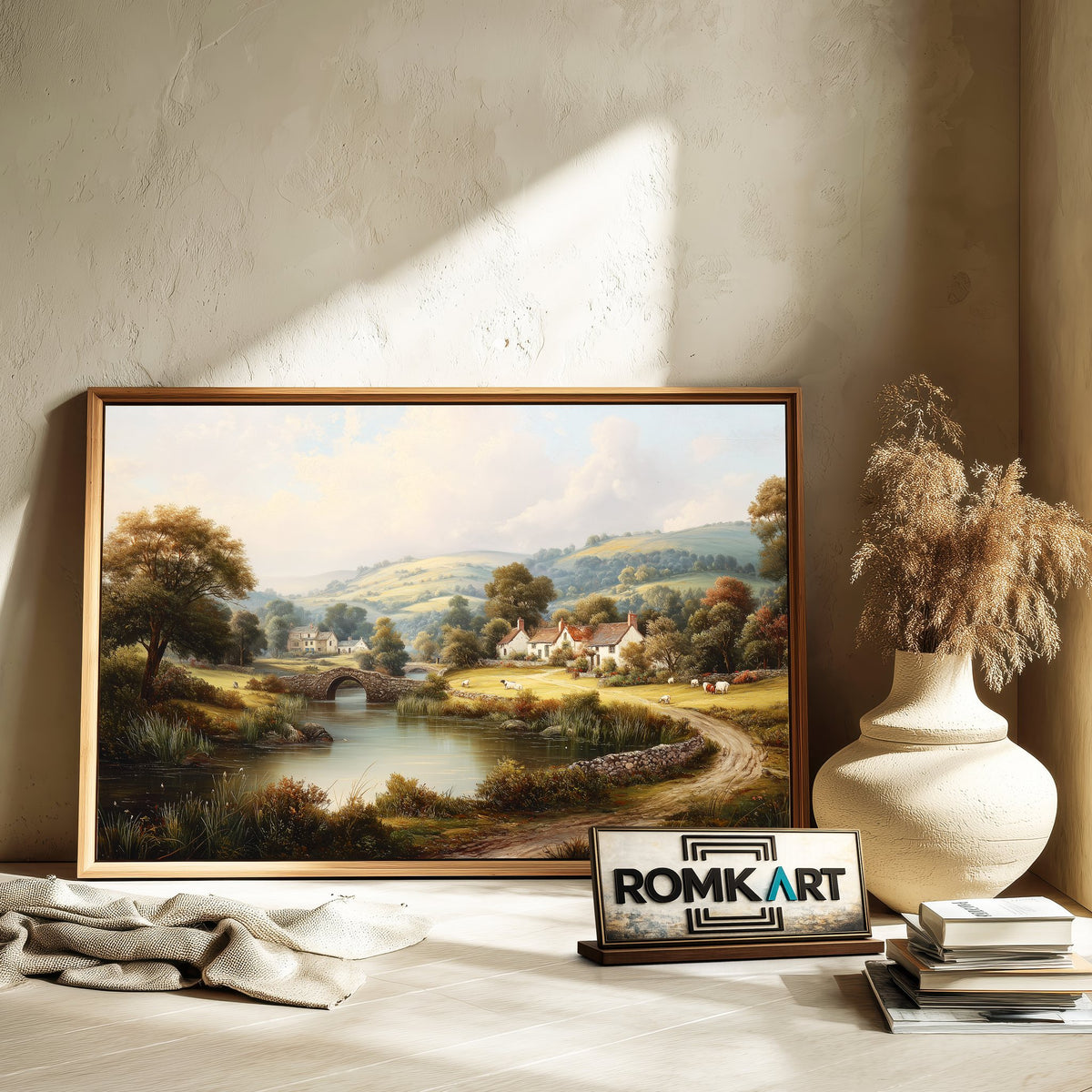 England Countryside Oil Painting - image 6