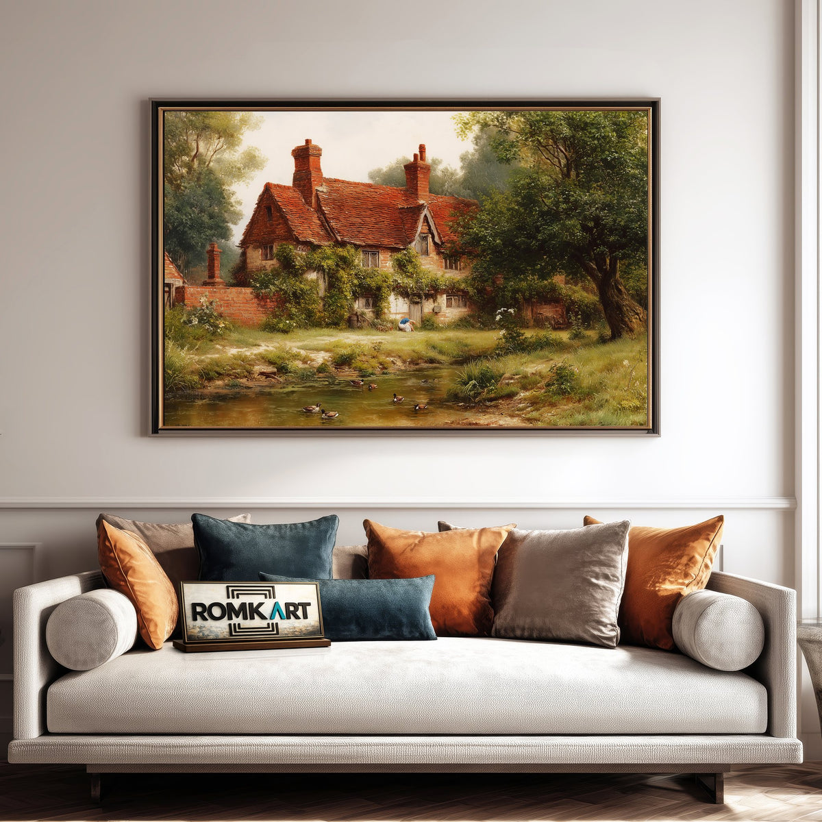 English Countryside 2 Oil Painting - image 4