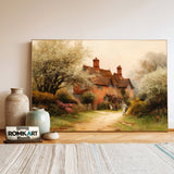 English Countryside Cottage Oil Painting - image 3