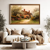 English Countryside Cottage Oil Painting - image 5