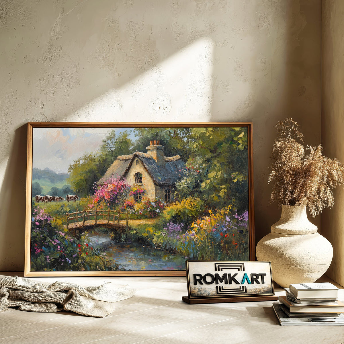 English Countryside Oil Painting - image 6