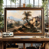 European Countryside Oil Painting - image 2