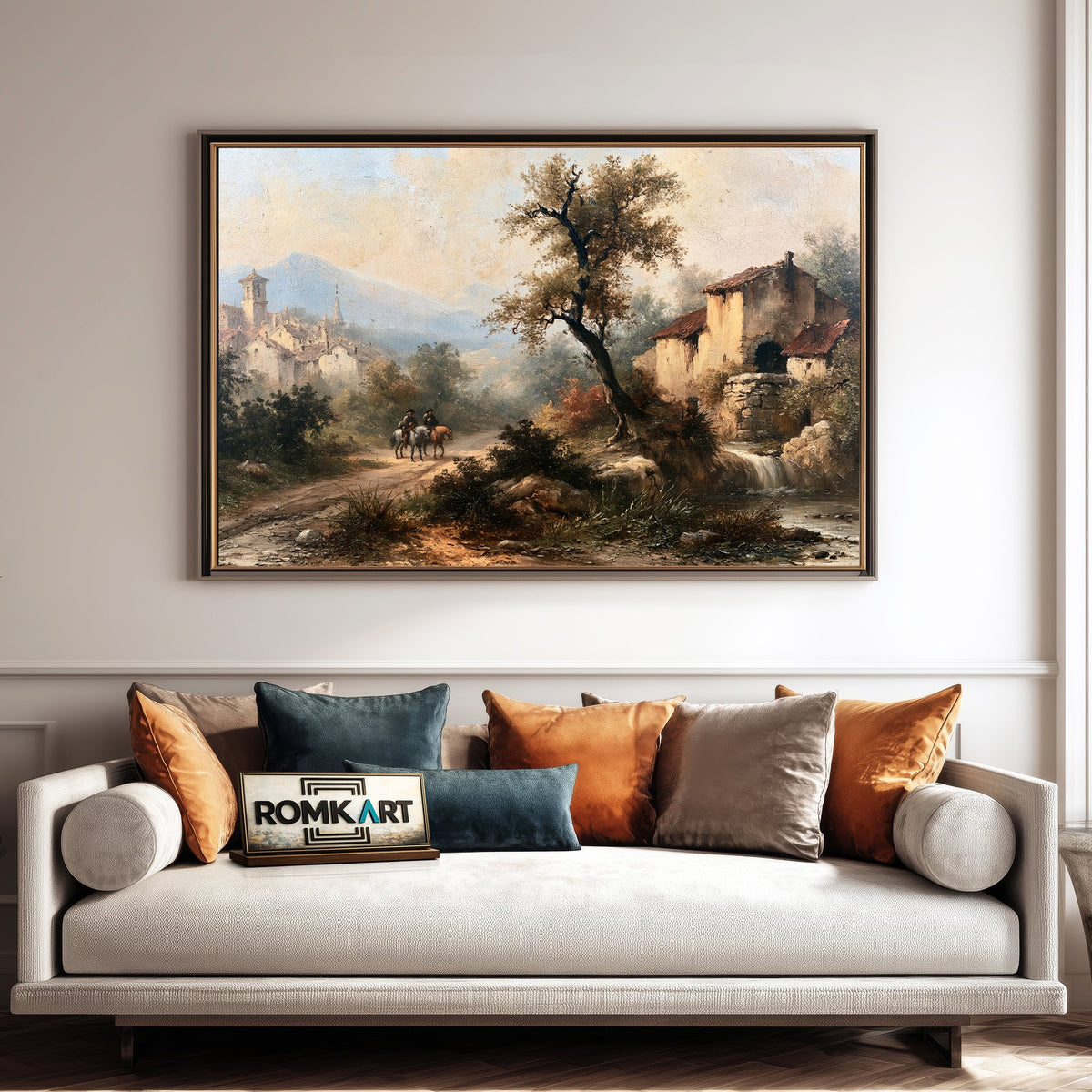 European Countryside Oil Painting - image 4
