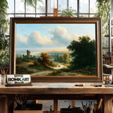 European Summer Landscape Oil Painting - image 2