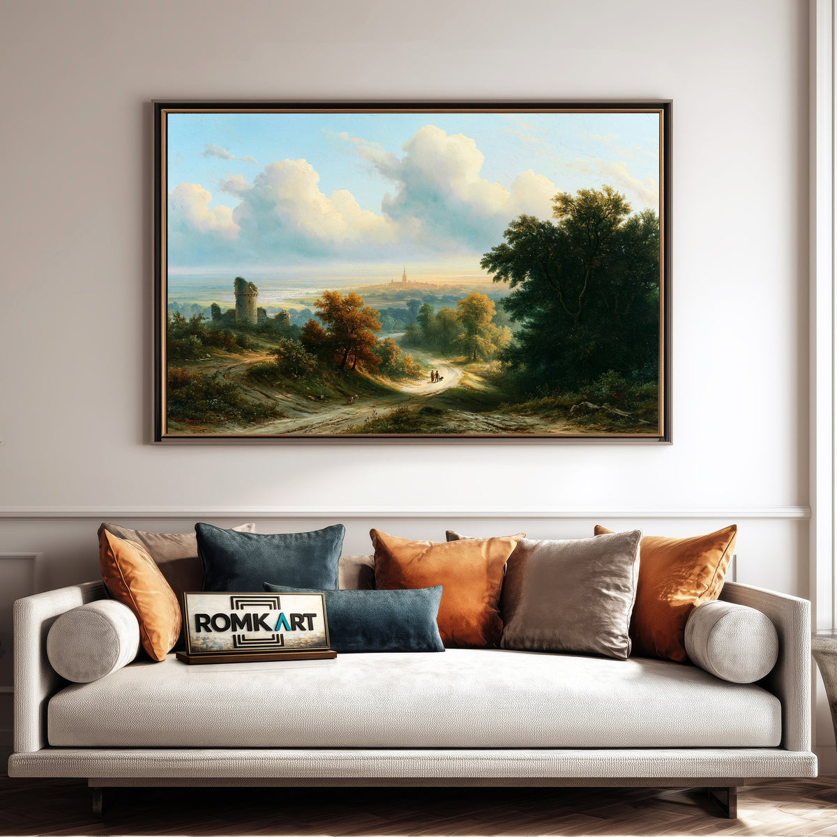 European Summer Landscape Oil Painting - image 4