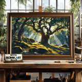Fairy-tale Forest Fantasy Oil Painting - image 2