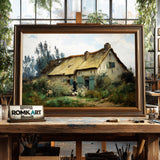 Farmhouse in Nuenen Countryside Oil Painting - image 2