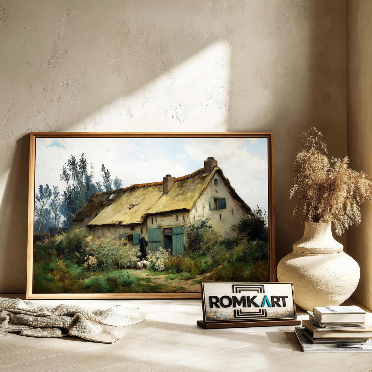 Farmhouse in Nuenen Countryside Oil Painting - image 6