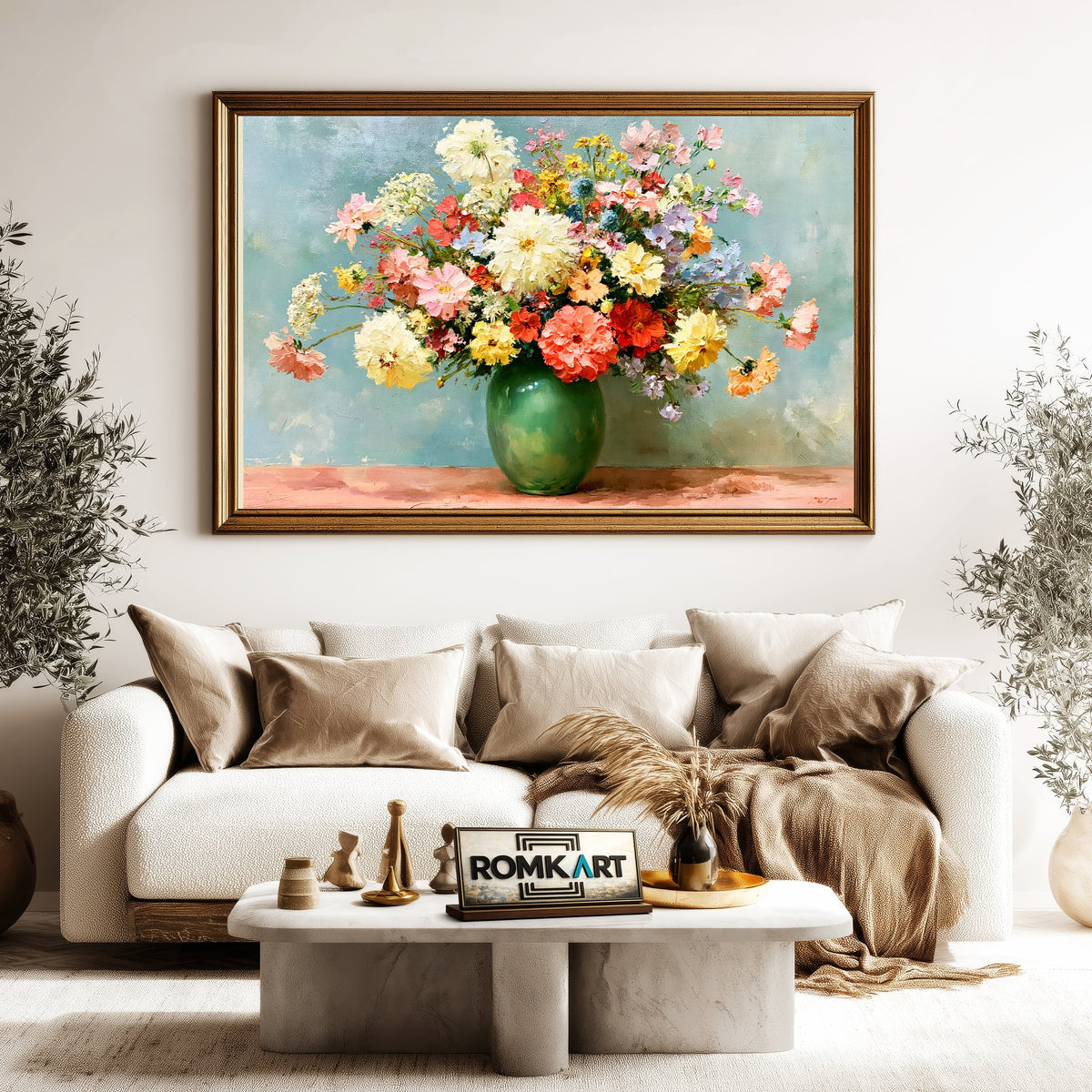 Floral Summer Bouquet Oil Painting - image 5
