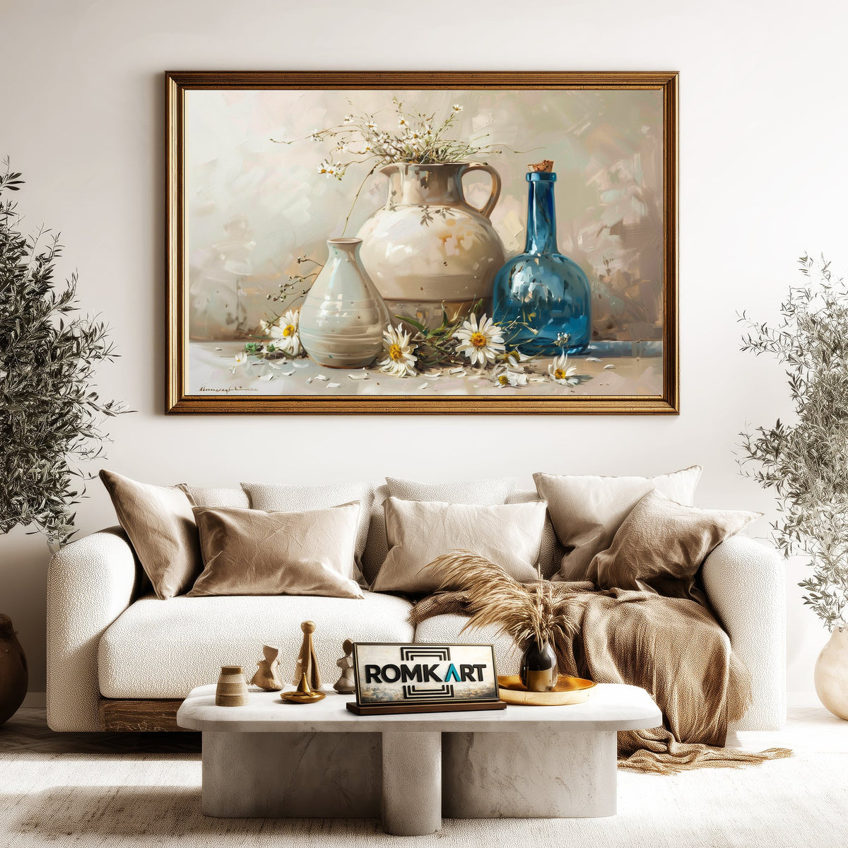 Floral Vase Still Life Oil Painting - image 5