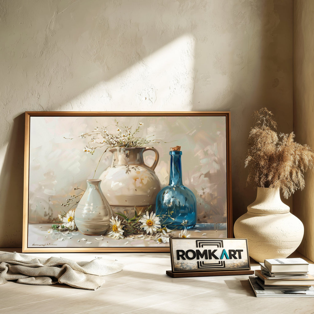 Floral Vase Still Life Oil Painting - image 6