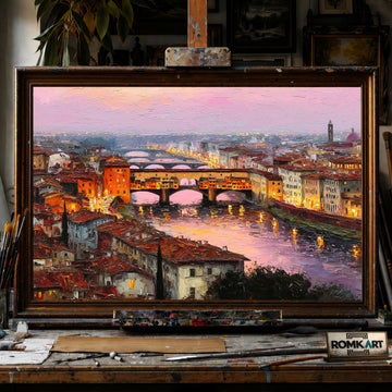 Florence, Italy hand-painted oil painting on canvas