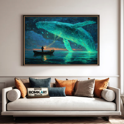 Flying Whale Oil Painting - image 4
