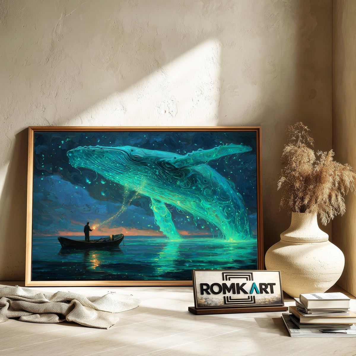 Flying Whale Oil Painting - image 6