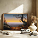Forest Path at Twilight Forest Landscape Oil Painting - image 6