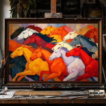 Full Horse - Hand-Painted Oil Painting - View 1