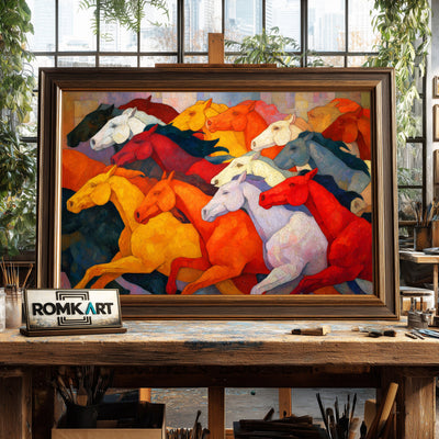 Full Horse Oil Painting - image 2