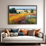 Garden Field Countryside Oil Painting - image 4