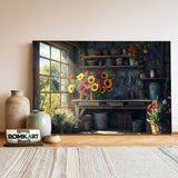 Garden Shed Interior Botanical Oil Painting - image 3