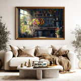 Garden Shed Interior Botanical Oil Painting - image 5