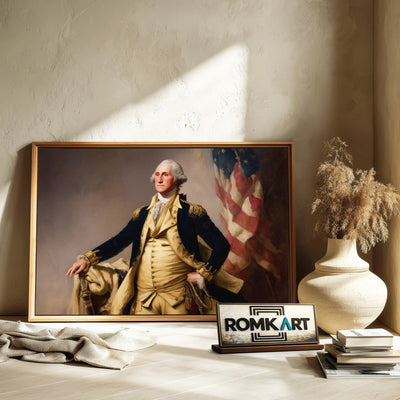 General George Washington Presidential Portrait Oil Painting - image 6