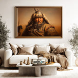 Genghis Khan Historical Oil Painting - image 5