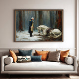 George Washington And Horse Oil Painting - image 4
