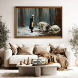 George Washington And Horse Oil Painting - image 5