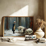 George Washington And Horse Oil Painting - image 6
