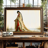 Graceful Japanese Beauty Oil Painting - image 2