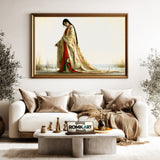 Graceful Japanese Beauty Oil Painting - image 5