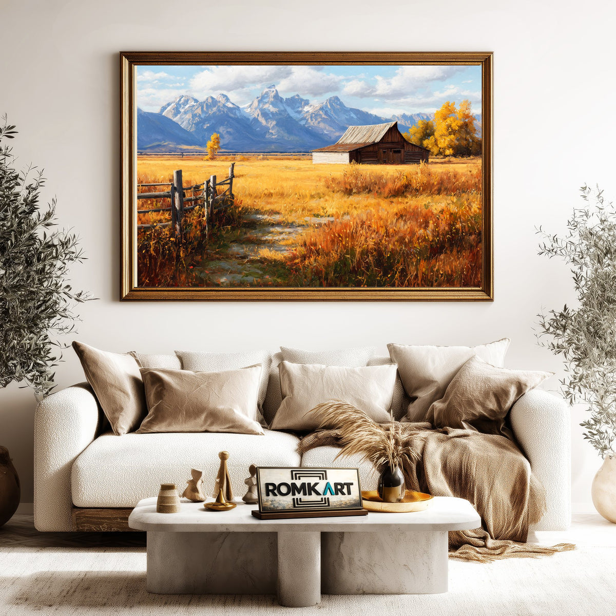 Grand Teton Oil Painting - image 5