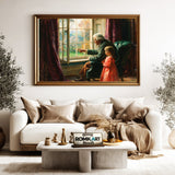 Grandpa And The Child Oil Painting - image 5