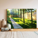 Green Grass Garden Wall Oil Painting - image 3