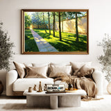 Green Grass Garden Wall Oil Painting - image 5