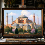 Hagia Sophia, Istanbul hand-painted oil painting on canvas
