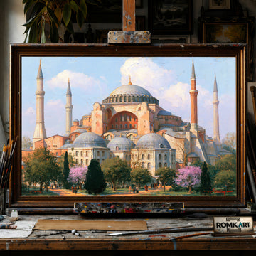 Hagia Sophia, Istanbul hand-painted oil painting on canvas